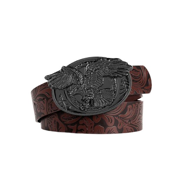 Western Belts For Women Brown Belt Two-buckles Vintage Renaissance Belts🐻 - Picture 8 of 9